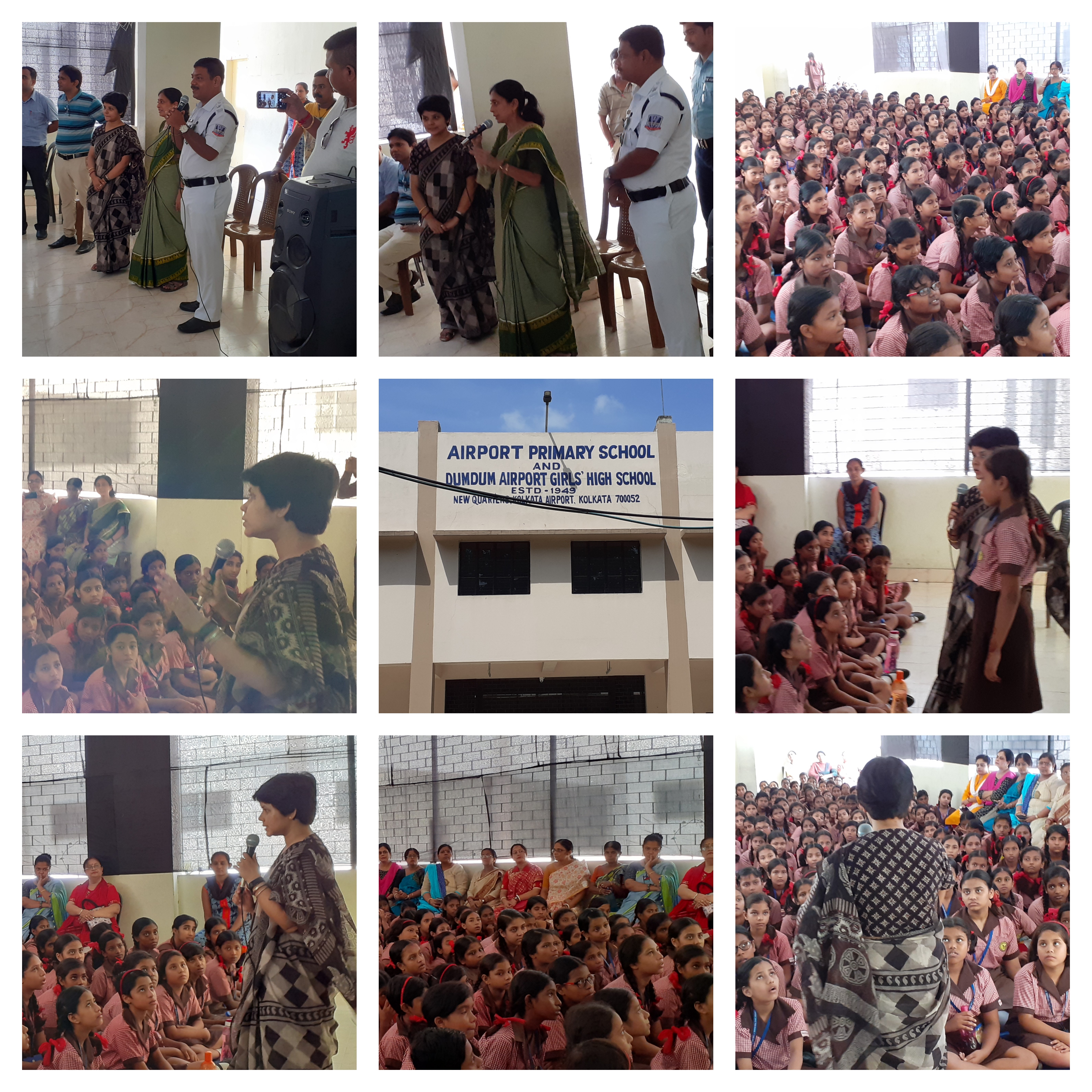 POCSO Workshop at Dum Dum Airport Girls' High School , Airport, WB
