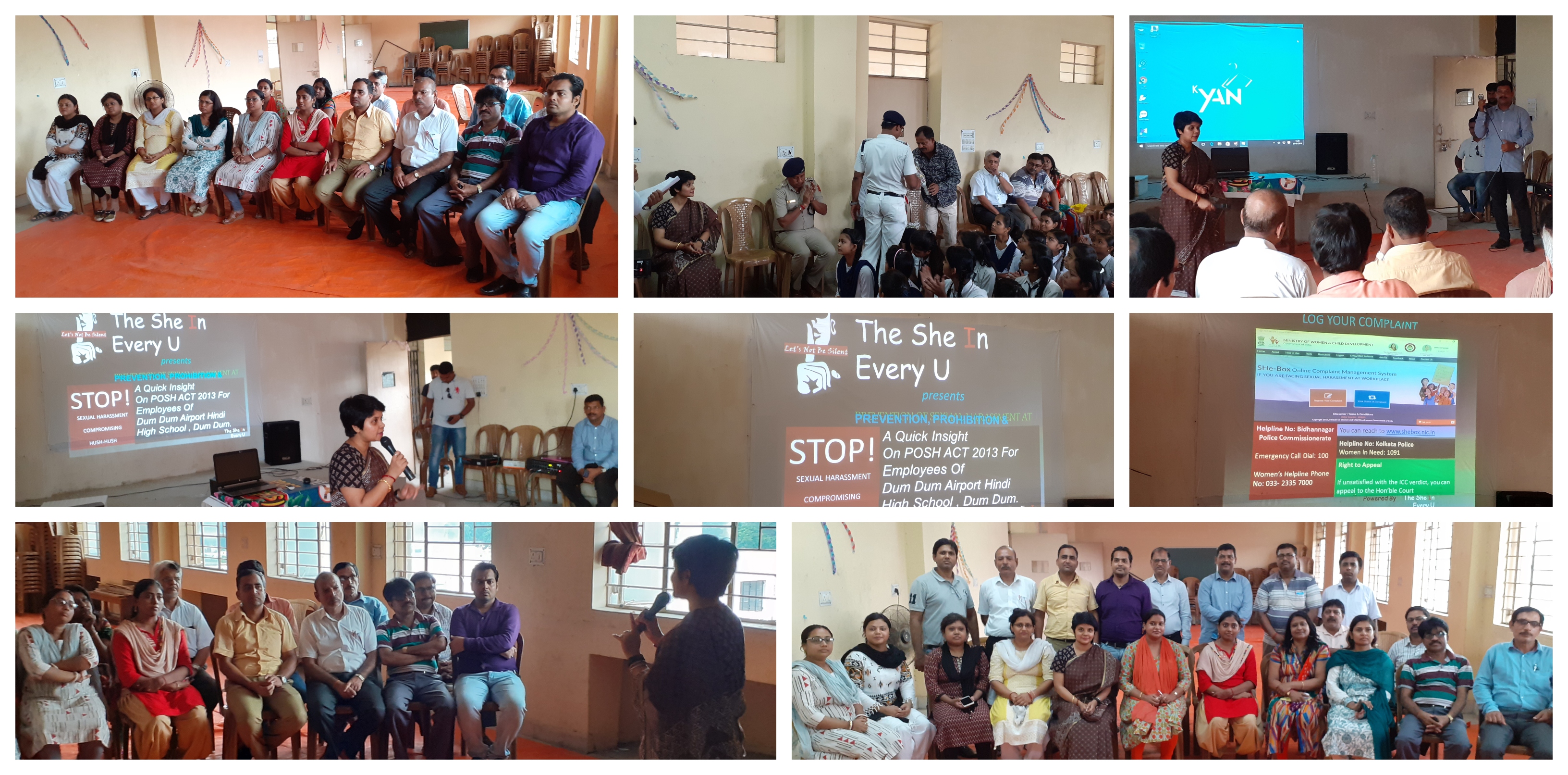 POSH Workshop at Dumdum Airport Hindi High School, Airport, WB