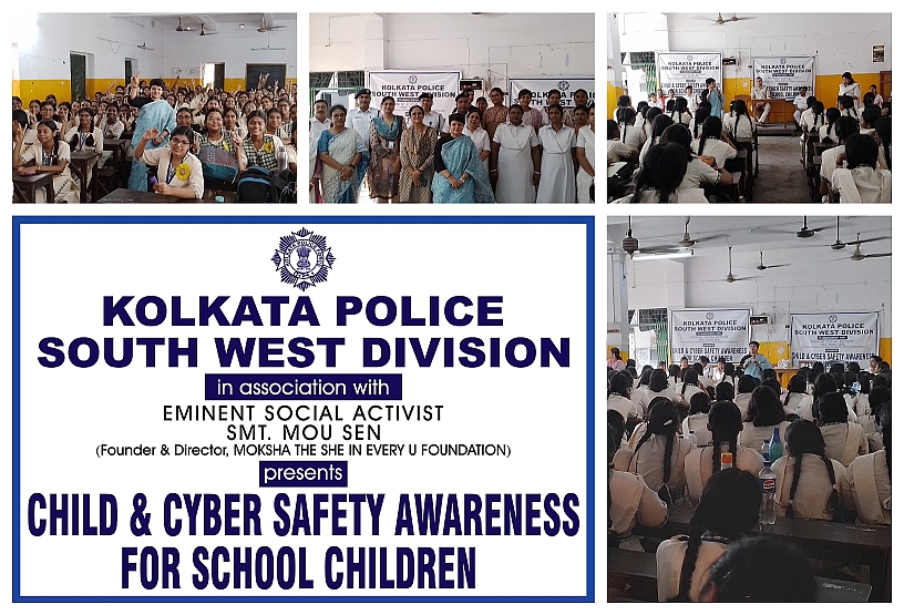 Health, Hygiene, Child & Cyber Safety Workshop, Awareness Program MOksha The She In Every u Foundation across Kolkata