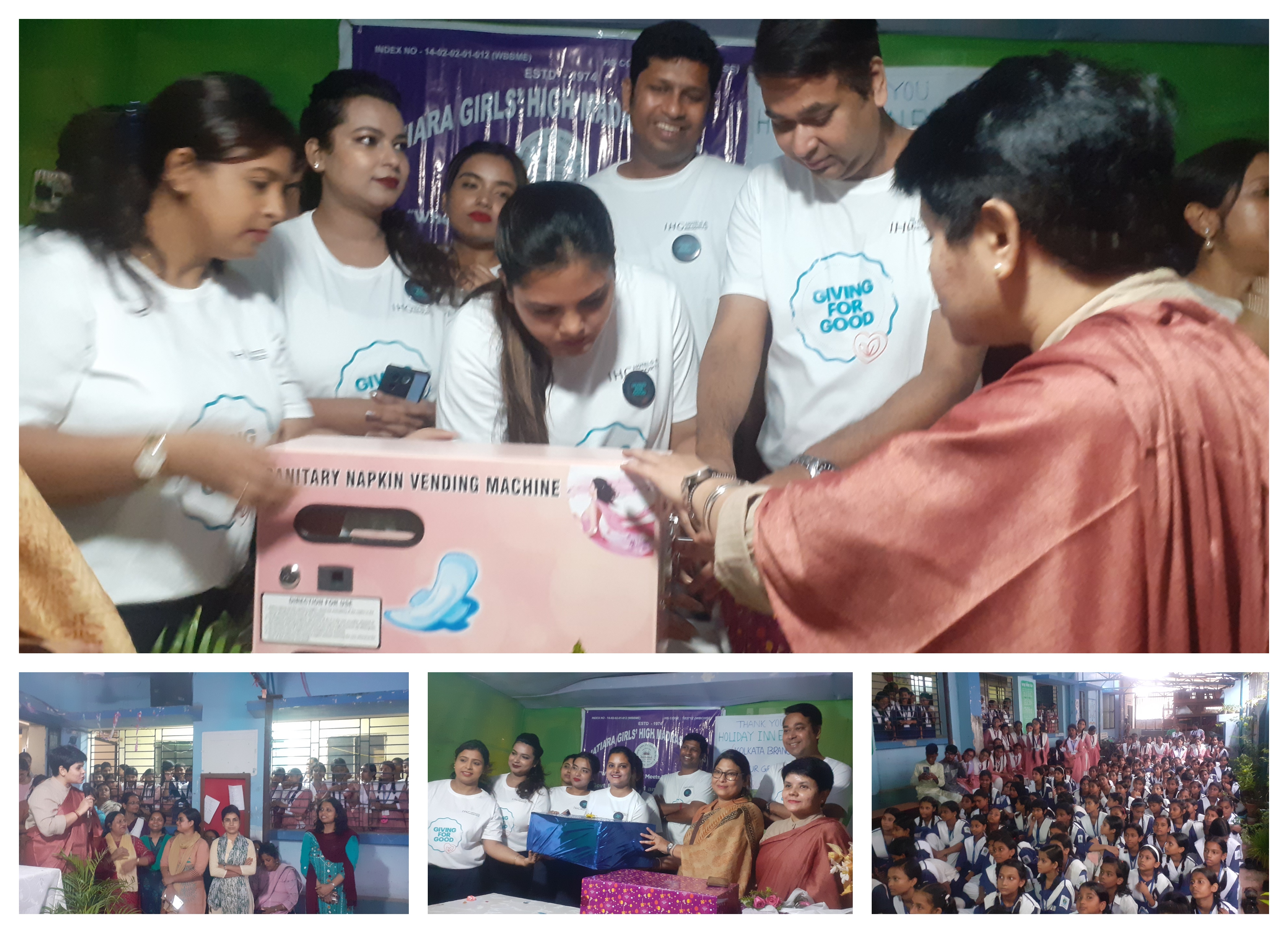 Sanitary vending machine distribution, Hatiara Girls Madrasha