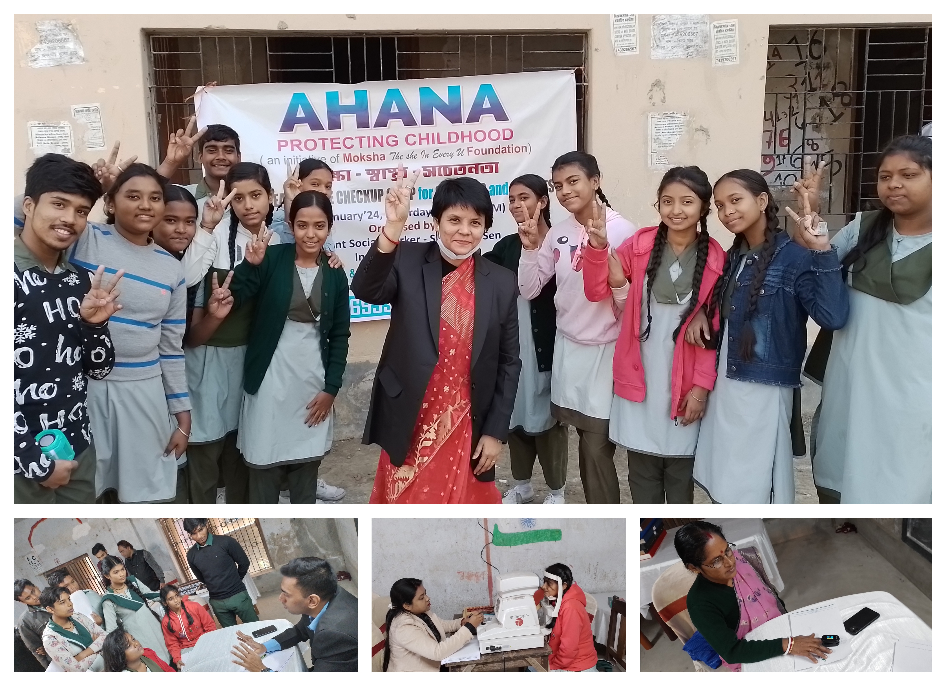 Free Health & Eye Checkup Camp as part of AHANA