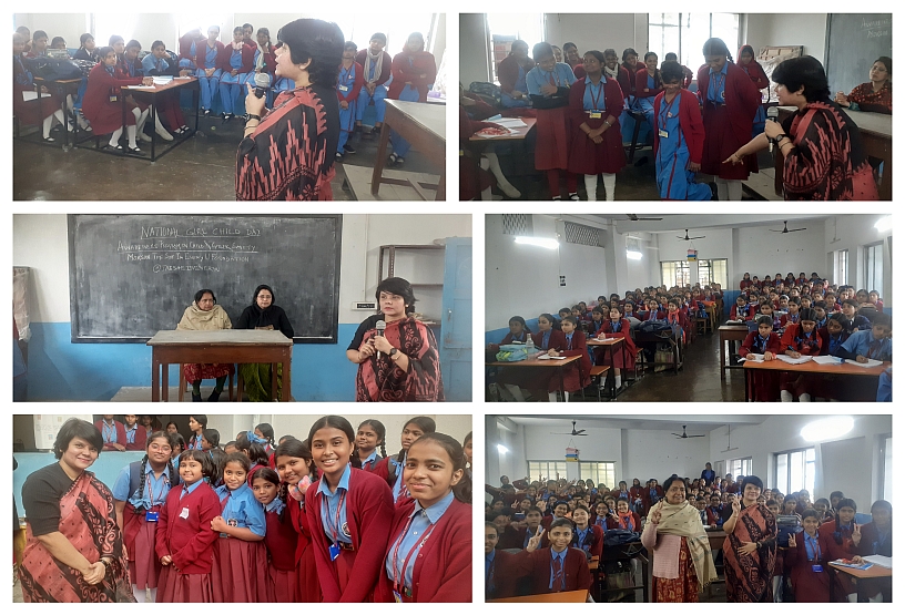 Health, Hygiene, Child & Cyber Safety Workshop, AHANA Protecting Childhood, Mou Sen Activist, Activist Mou Sen, Moksha The She In Every U Foundation, Social Activist, Empowerment, PoSH Consultant
